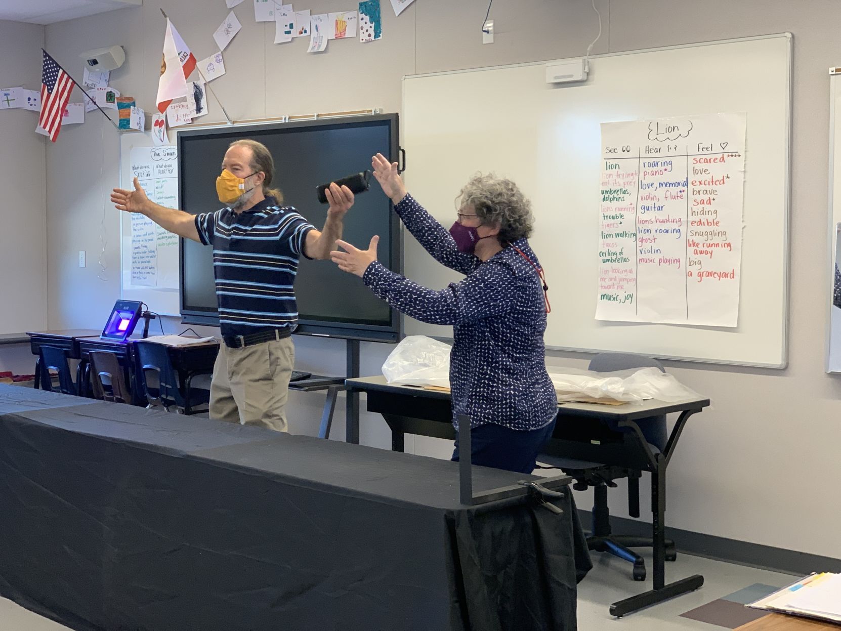 Puppet show at Napa's Willow School